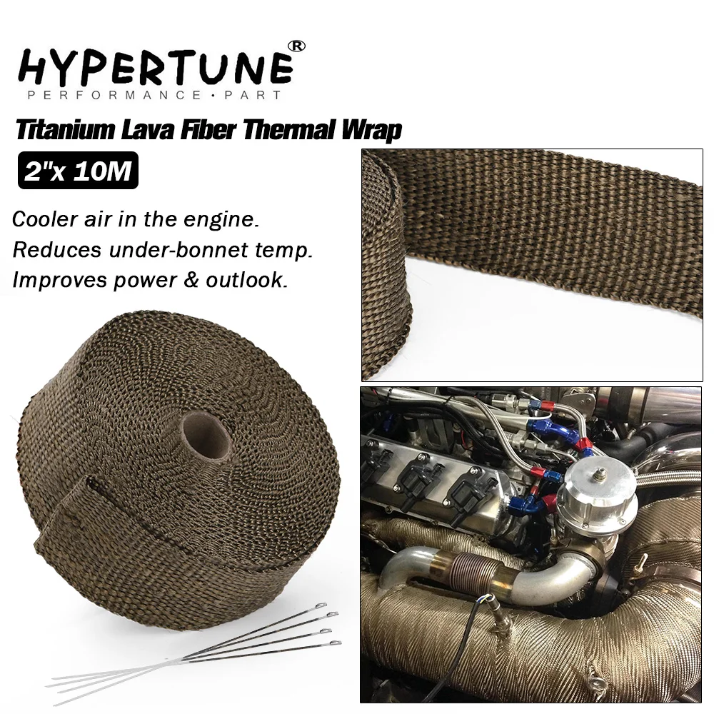Hypertune 2"x 10meter Premium Exhaust Heat Wrap Manifold Wrap