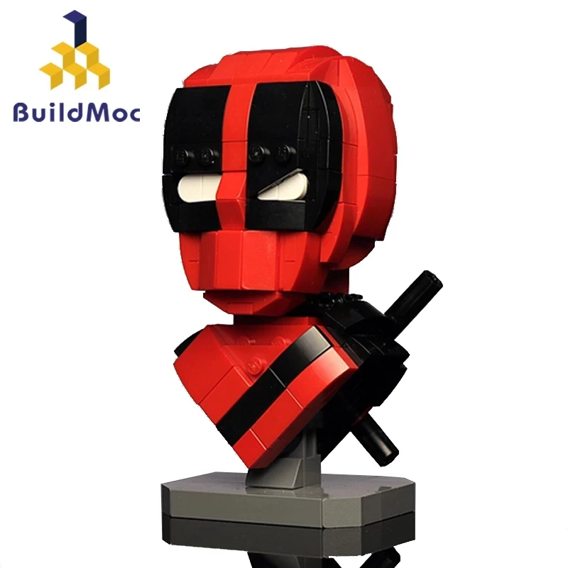 Bulidmoc The Marv Superhero Armed Deadpool Building Blocks Bricks Toys For Children LeGINGlys Figures Venom Model Toy C069 | Игрушки и