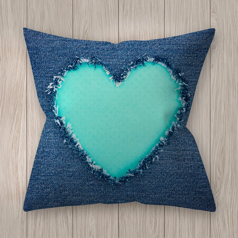Супер горячий цвет бирюзовый синий наволочки для подушек полиэстер скандинавские геометрические креативные клетчатые синие наволочки диванные подушки
