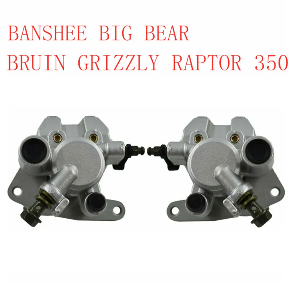 

Tool Left Right Useful Metal Front Brake Caliper Set Car Trim Mounting Auto ATV Accessories With Pads For Yamaha Banshee Bear