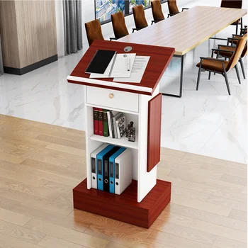 شراءخطاب منصة بسيطة الحديثة ترحيب مكتب مكتب الاستقبال دليل التسوق مكتب الاستقبال المضيف مكتب MC مكتب