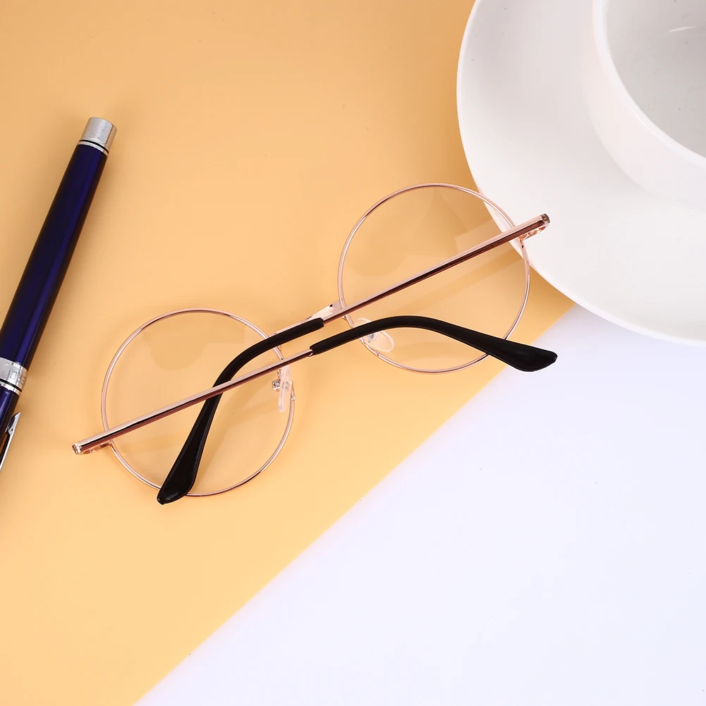 Fashion Retro Round Circle Eyeglasses Original Clear Lens Eye Glasses 2 Styles