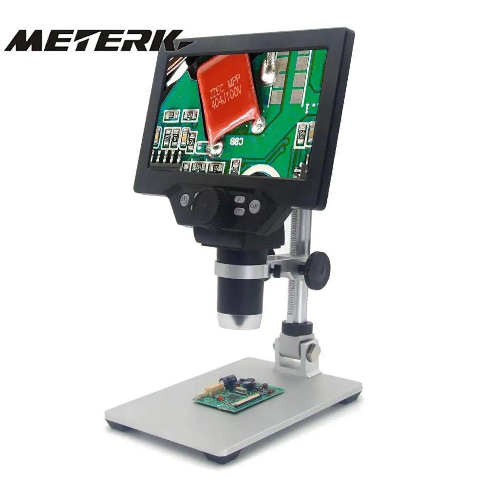 G1200 Digital Microscope 7 Inch Large Color Screen Large Base Lcd