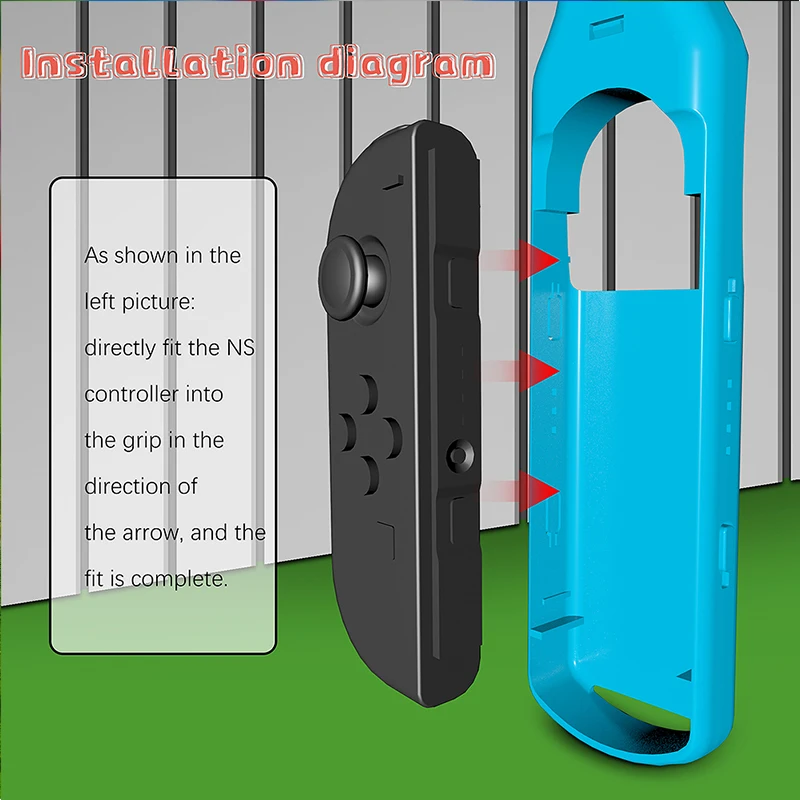 1 Pair Somatosensory Game Golf Clubs Gamepad for Switch Gamepad Glof Clubs for Controller Game Accessories