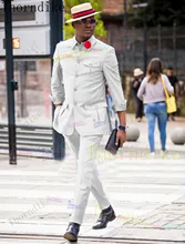 Cindy Dike traje Formal ajustado para hombre, traje de novio, esmoquin para graduación, traje de boda