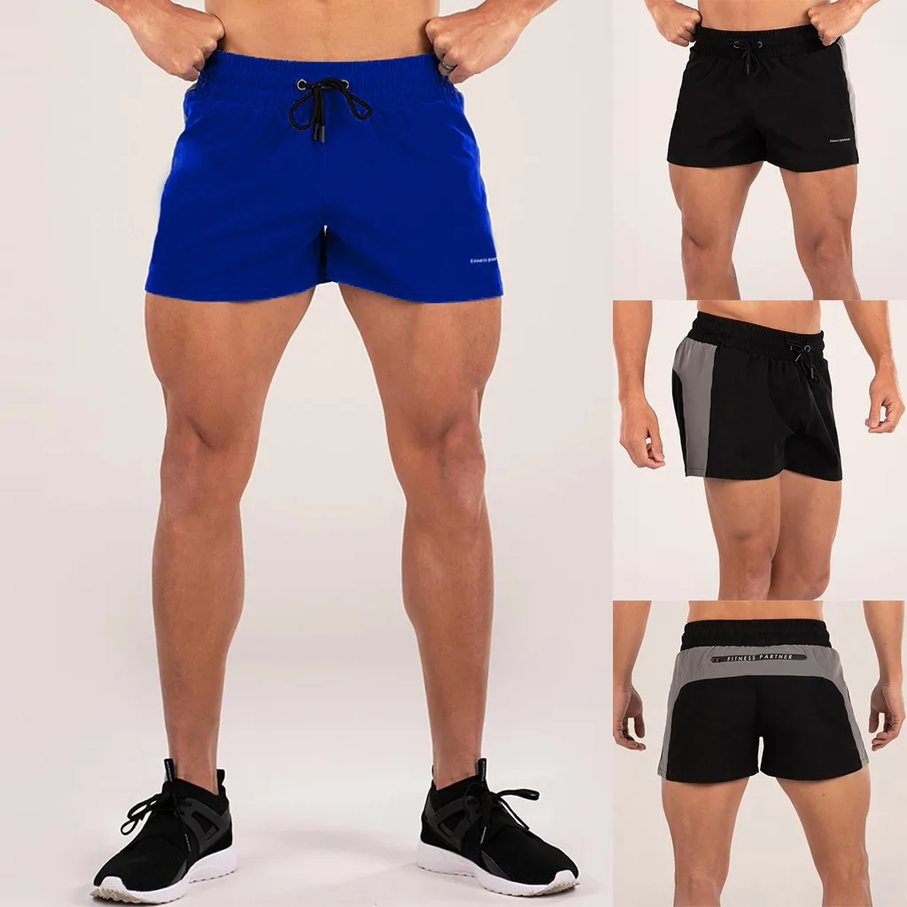 

2019 Men's New Summer Sweat-Absorbing Breathable Running Training Short Fashion Short Dropshipping 10 Sports Work Out Shorts