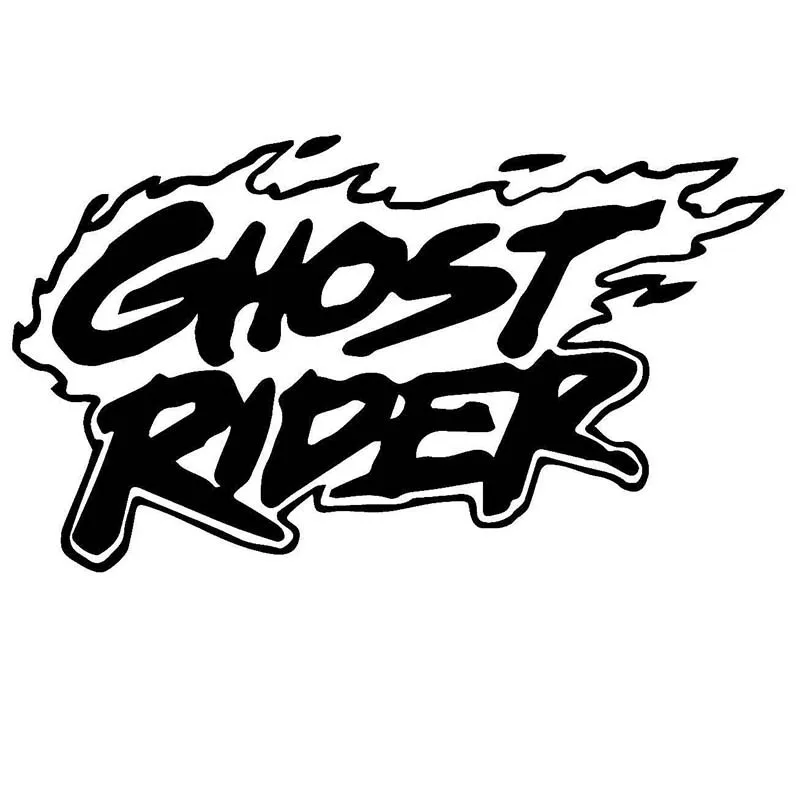 

Creative Ghost Rider Car Sticker Accessories Vinyl PVC 16cm*9cm Motorcycle Waterproof Windshield Car Window Car Styling Decal