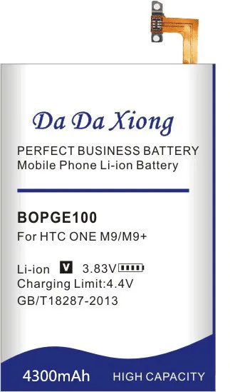 Аккумулятор Da Xiong 4300 мА/ч, BOPGE100 B0PGE100 Батарея для htc один M9 M9+ M9W один M9 плюс M9pt Hima ультра 0PJA10 0PJA13 Батарея