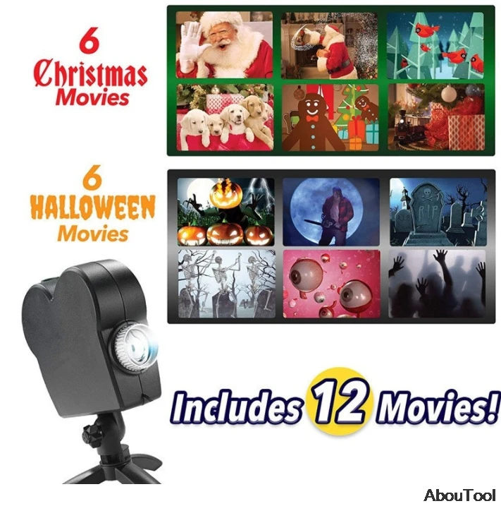 Window Wonderland projector for Halloween Christmas Display Laser DJ Stage Lamp Spotlights Set Tool | Дом и сад