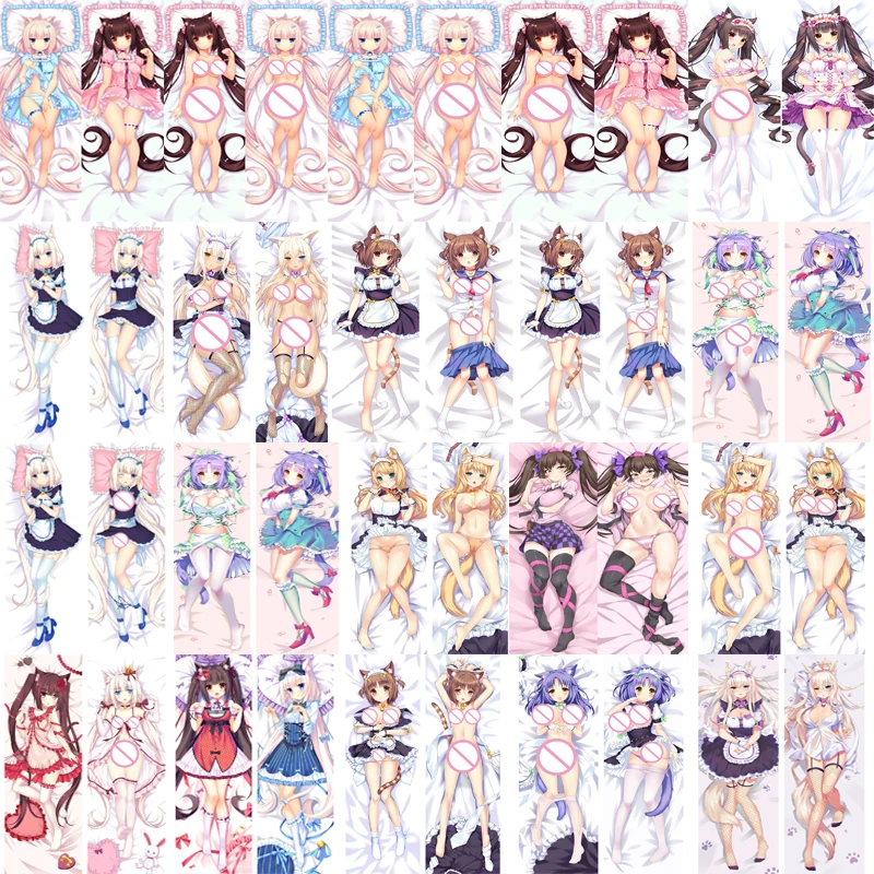 Аниме NEKOPARA 2020 July обновление chocolat vanilla Coconut Azuki Cinnamon Maple hugging Body наволочка Подушка