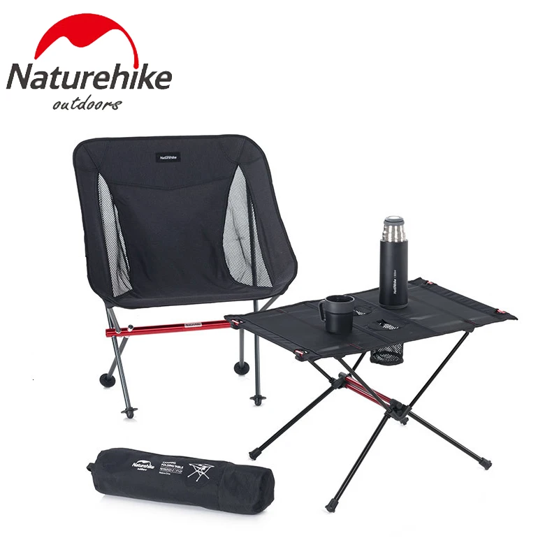 Портативный складной походный стул Naturehike комплект стола ультралегкий