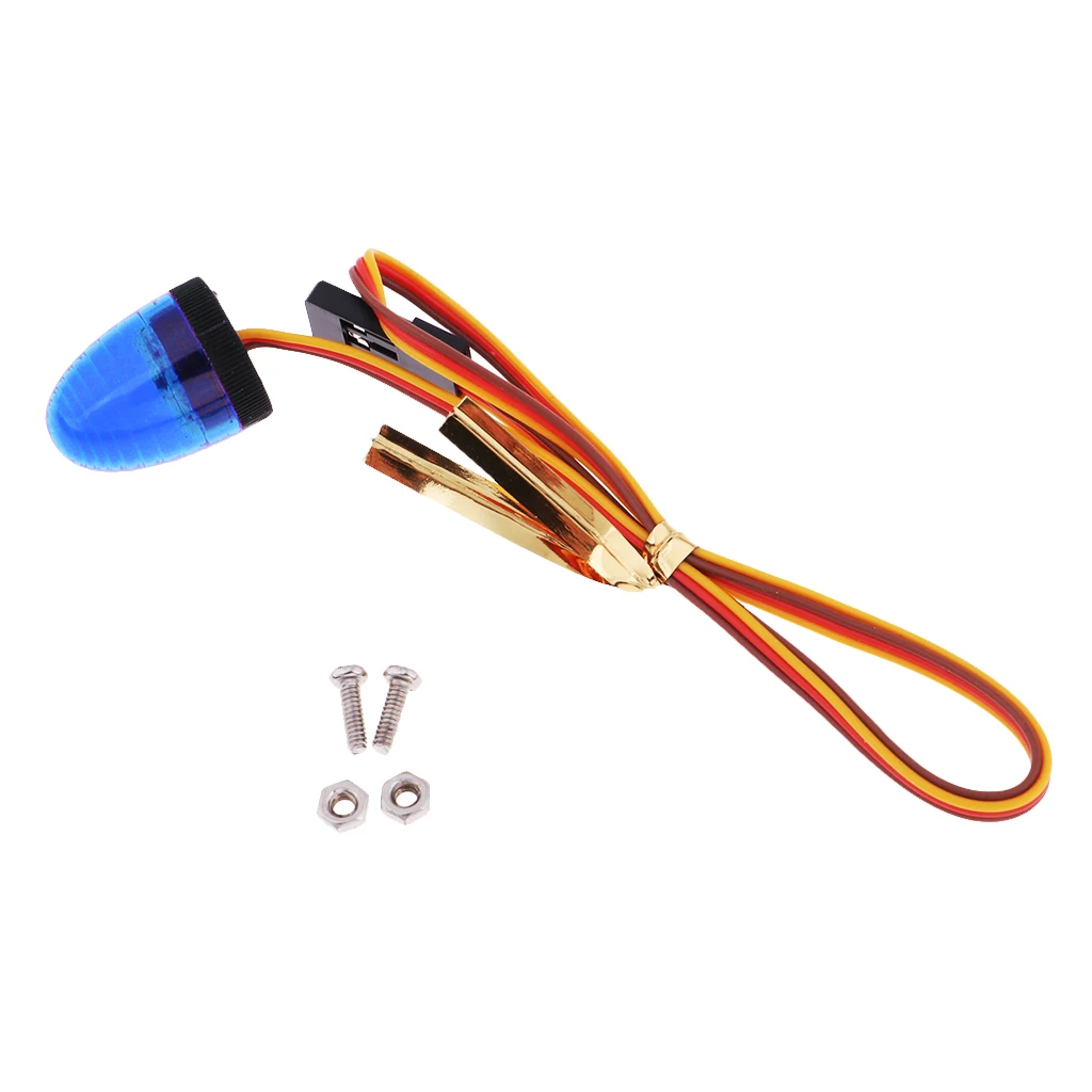 RC Car Rock Crawler Buggy Model Accessory 3CH LED Police Light Lamp