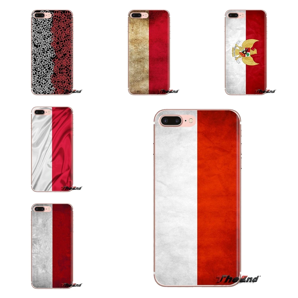 Indonesia Indonesian Flag Banner For Huawei G7 G8 P7 P8 P9 P10 P20 P30 Lite Mini Pro P Smart Plus 2017 2018 2019 Silicone Covers |