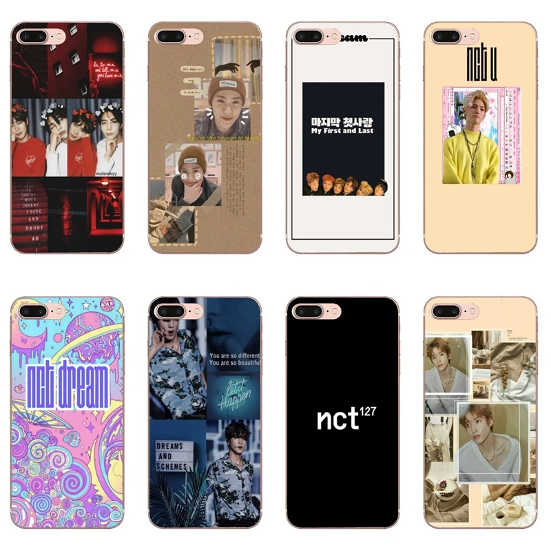 Корейский NCT для huawei Коврики 30 20 10 9 lite Y9 Y7 Y6 prime pro 2018 2019 nova 2 3i Мягкая обложка