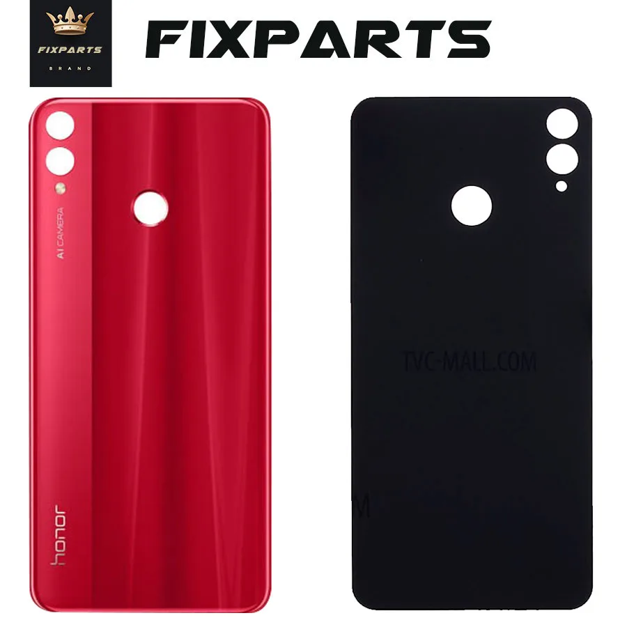 Оригинальная Крышка батарейного отсека для HUAWEI Honor 8X Задняя стеклянная крышка