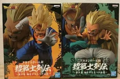 BANPRESTO CHOSENSHIRETSUDEN SSJ Vegetto VS SSJ3 Gotenks vol.2 Игрушечная модель DRAGON Ball Z Brinquedos фигурка