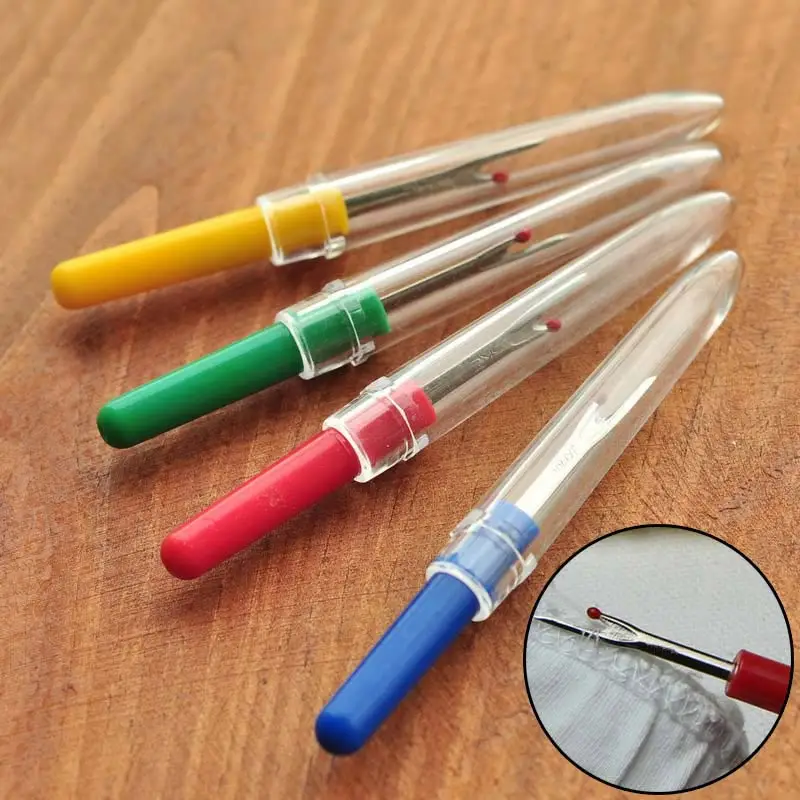 

1PCS Pointed Stitches Removed Tool Safe Plastic Handle DIY Craft Thread Cutter Seam Ripper Cross Stitch Sewing Accessories Tools