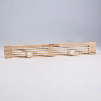 

Multifunction Beekeeping Pollen Deduster Bee Depulverer 4 Blocks with Holes Cedar Stainless Steel Beekeeper Tools 41x5.5cm