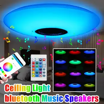 

Dimmable E27 RGB White LED Smart Bulb 30W bluetooth Magic Lamp RGBW Smart Ceiling Light Bulb with 24 Keys Remote Control