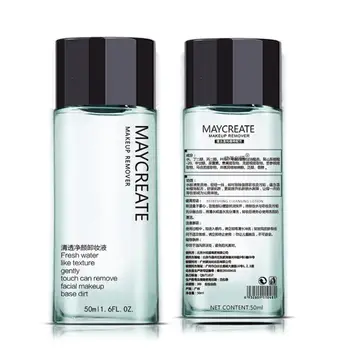 

50ML Portable Makeup Remover cleansing Liquid Water Remover Care Gentle Lip Make-Up Eye Travel Face Skin S0T9