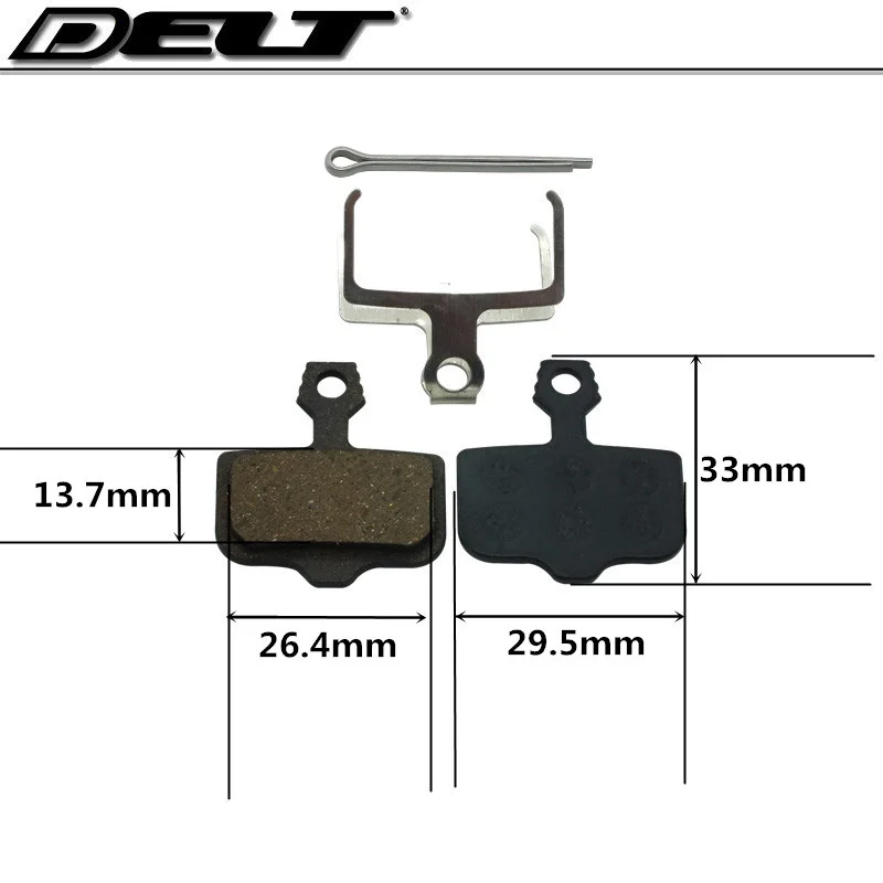 1 пара MTB велосипедные дисковые Тормозные колодки pin semi-Metal для Elixir AVID E1/3/5/7/9 ER/CR mag xo xx WORLD CUP велосипедные части