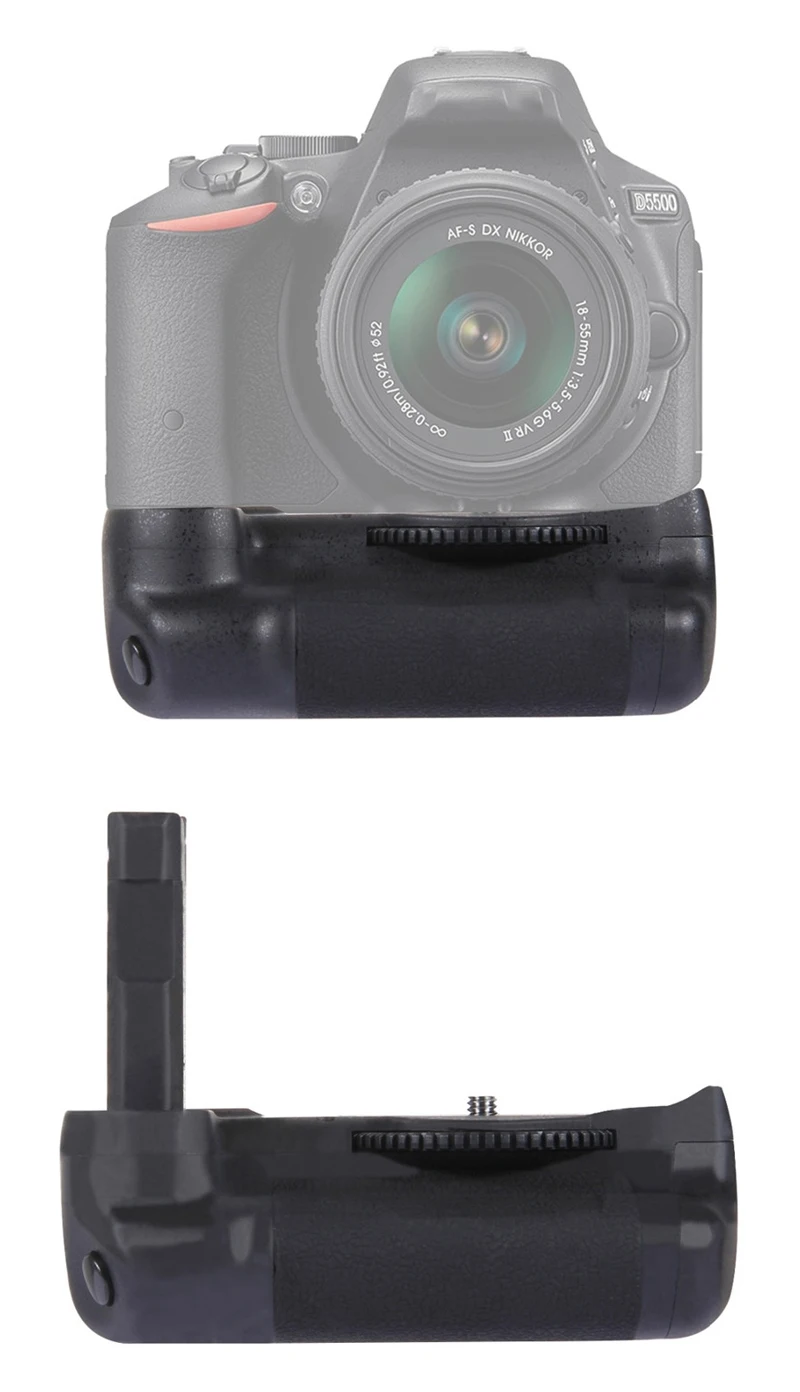 Вертикальная Батарейная ручка для камеры Nikon D5500 DSLR цифровая камера Замена совместима с аккумулятором EN-EL14A