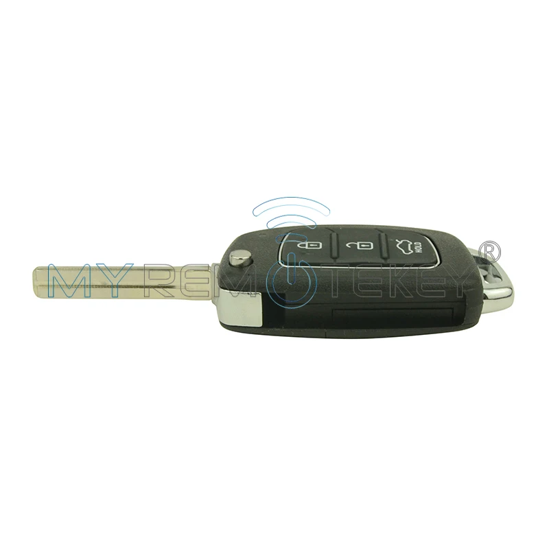Remtekey 5 шт. корпус дистанционного ключа чехол 3 кнопки TOY49 для hyundai I20 I30 Elantra Genesis Флип складной замена ключа автомобиля