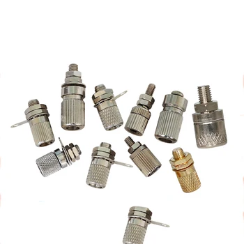 

Ground column pure copper nickel plating test terminal large current terminal all copper gold-plated 4mm banana socket all metal