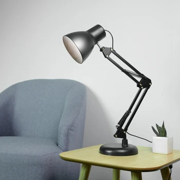 

Flexible LED Desk Lamp Table Light Mount Clamp Based Swing Arm Light+ LED Bulb