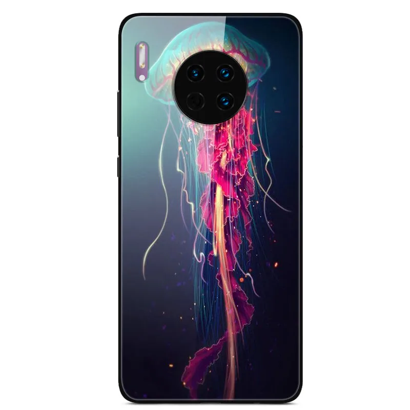 Для huawei mate 30 Pro Чехол из закаленного стекла, планета космос, чехол из стекла для huawei mate 30 mate 30 Pro 30Pro Coque Shell Для huawei mate 30 Lite 30 Lite, стеклянный чехол