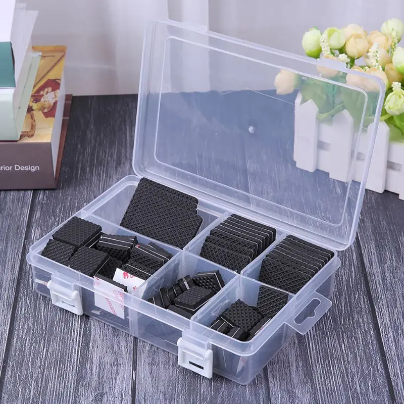 100 шт./компл. EVA самоклеющиеся мебельные ножки чувствовал ковер протектор Нескользящие коврики