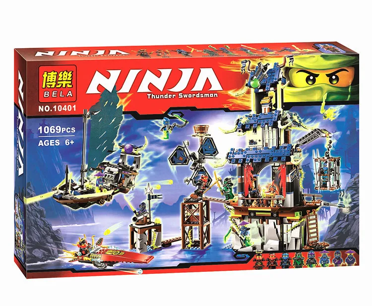 Набор ninjagoo 70732 1069 шт Строительные блоки Совместимые lepininglys игрушки для детей