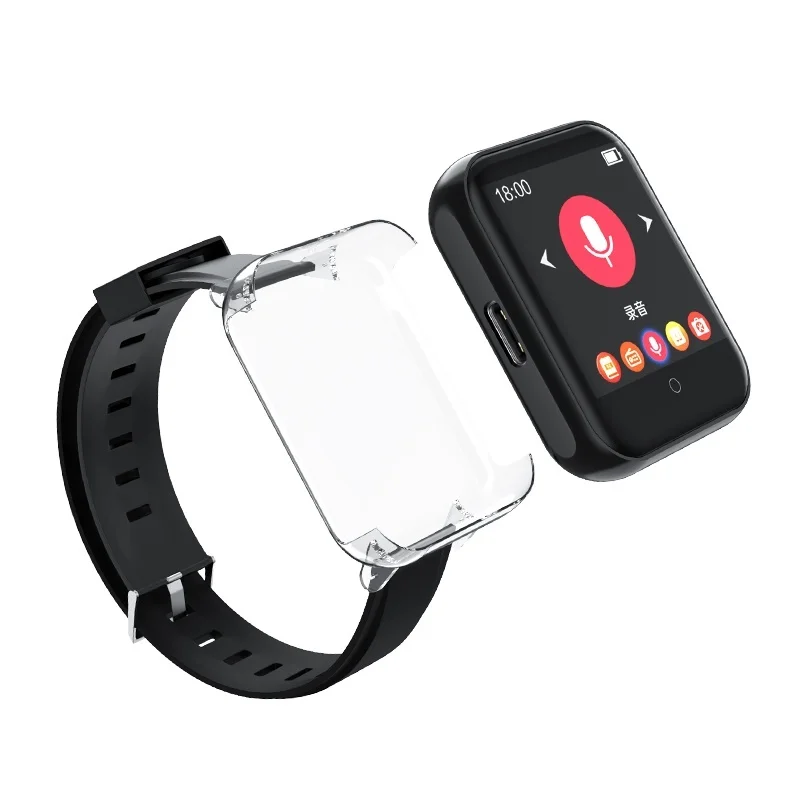RUIZU M8 Bluetooth MP4 Player with Detachable Strap 8GB Touch Screen Mini MP4 Wrist Watch Support FM Radio Recorder E-Book Video