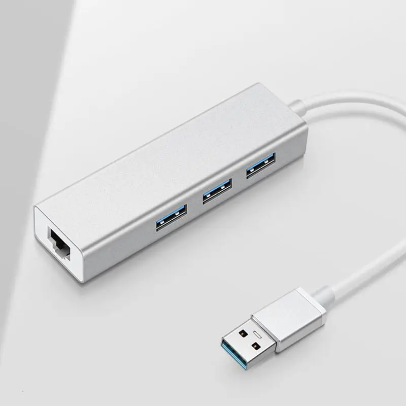 3 Порты и разъёмы USB 0 концентратор с Ethernet usb хаб Sup ing RJ45 10/100/1000 Мбит/с сетевой