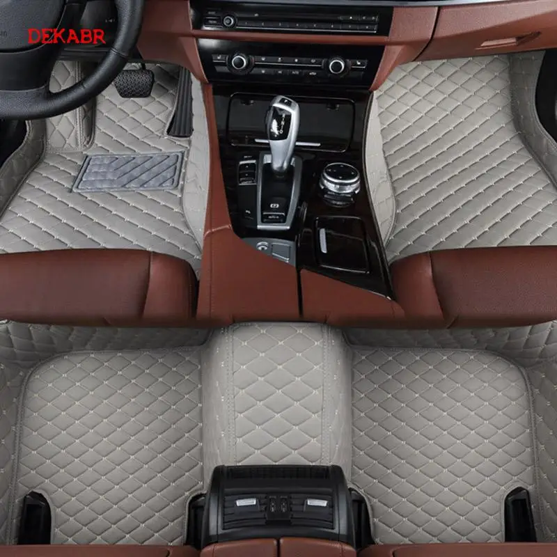 

car floor mats for isuzu JMC S350 D-MAX same structure interior car accessories car styling Custom car floor mats Black/Gray/red