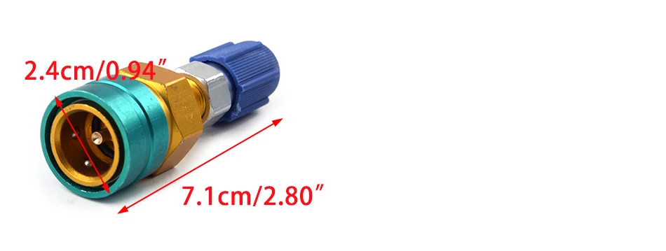 CITALL 7*2 см R1234YF низкосторонний соединитель для шланга R134A Быстрый фитинг соединитель Адаптер инструмент