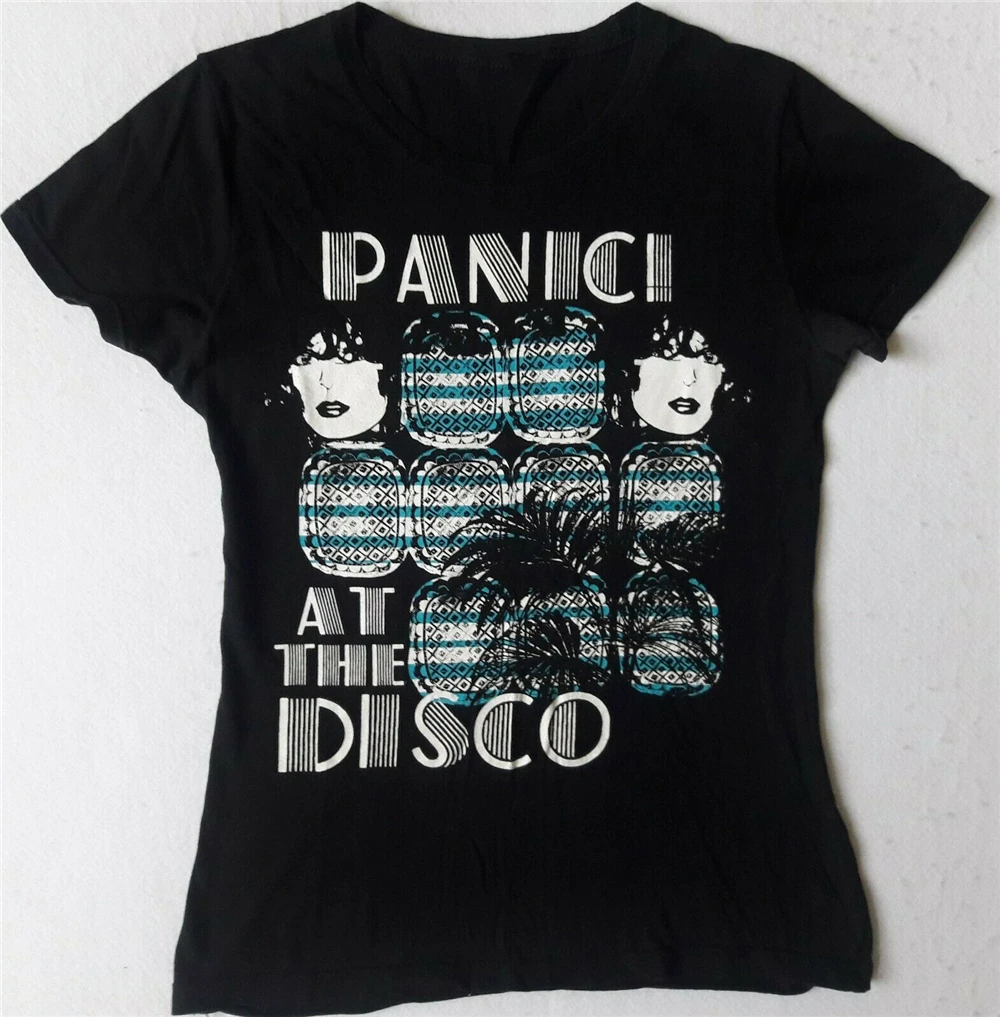 Panic! At The Disco Junior/черная футболка Бесплатная доставка Футболка | Мужская одежда