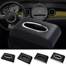 4 типа Авто Кожа домашняя тканевая коробка автомобильный держатель для бумажных полотенец набор контейнеров для хранения приборной панели автомобиля коробка интерьерные аксессуары