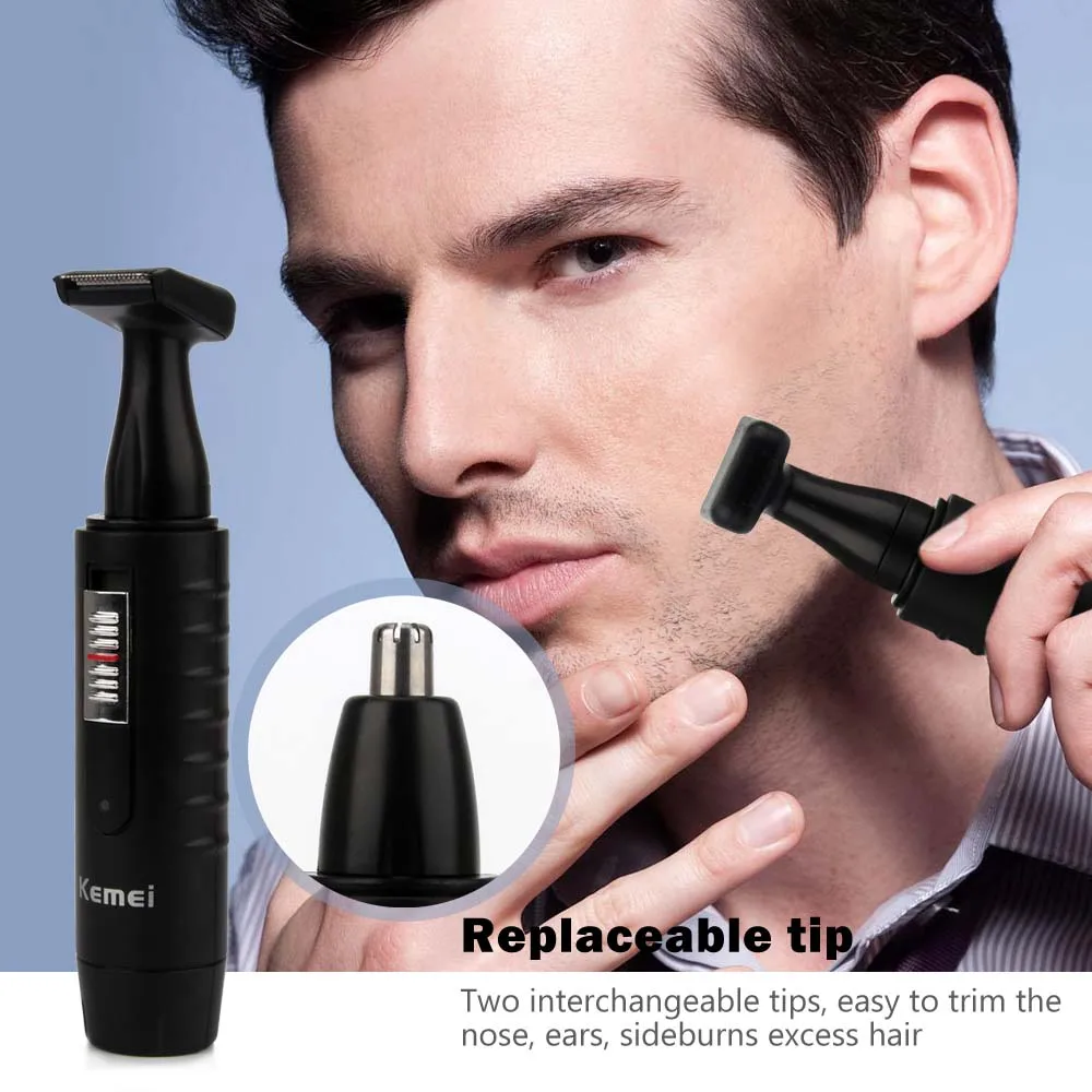 USB Rechargeable Nose Hair Trimmer Electric Removal Clipper Razor