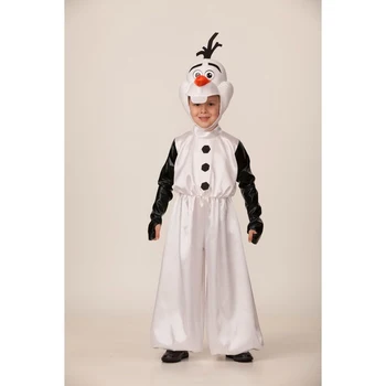 

Carnival costume "Olaf", jumpsuit, mask, r. 32, height 128 cm