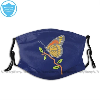 

Butterfly Mouth Face Mask Viceroy Butterfly Facial Mask Fashion Cool with 2 Filters for Adult