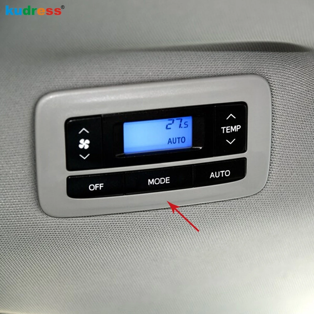Для Toyota Sienna 2011 2012 2013 2014 2015 2016 ABS Матовый переключатель переменного тока на заднее
