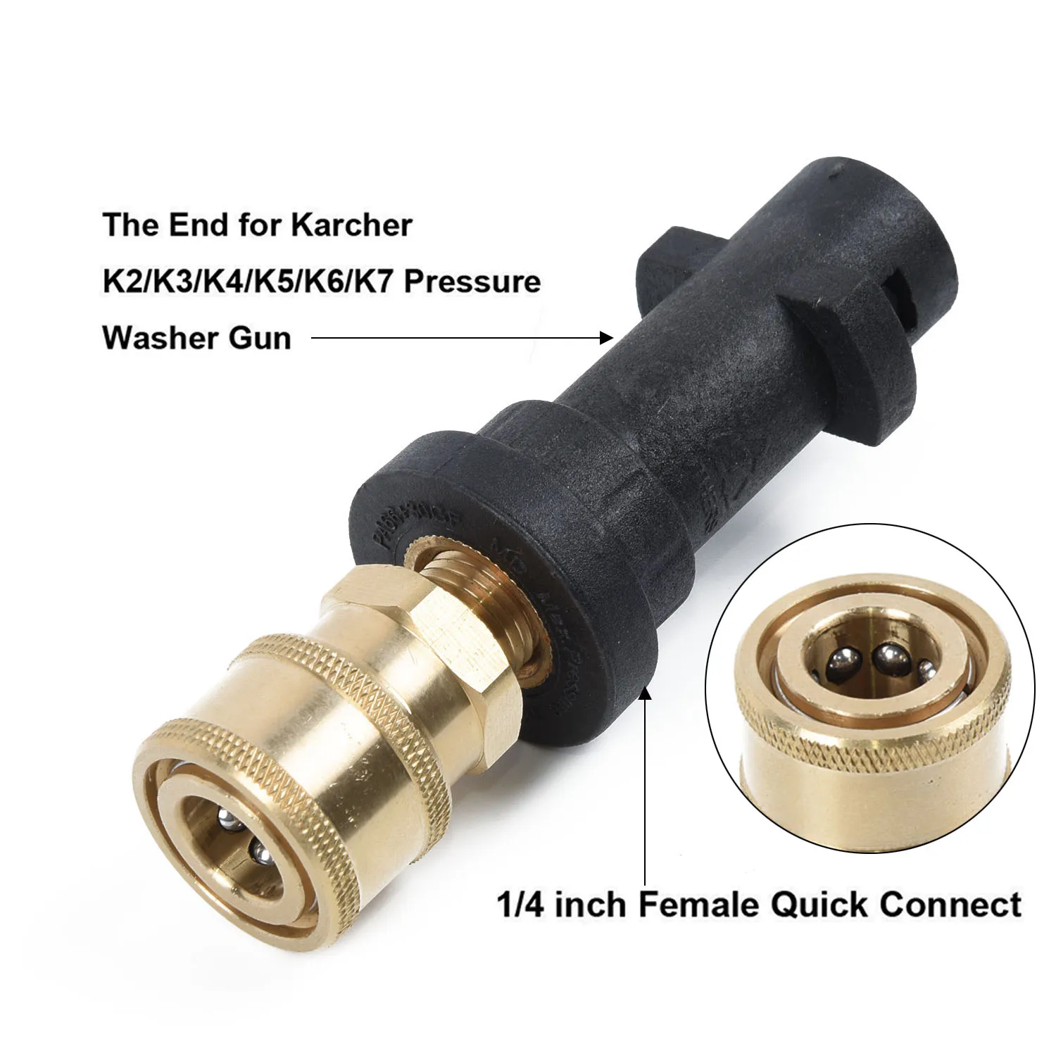 Адаптер для стиральной машины 1/4 быстрое подключение для S10 Karcher K Hose Коннекторы