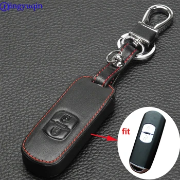 

Leather Car Key Cover Case Car Styling For Mazda For Mazda CX-5 /CX5 Axela / Mazda 6 Atenza CX-7 CX-9 MX5 ,Smart 2 Buttons