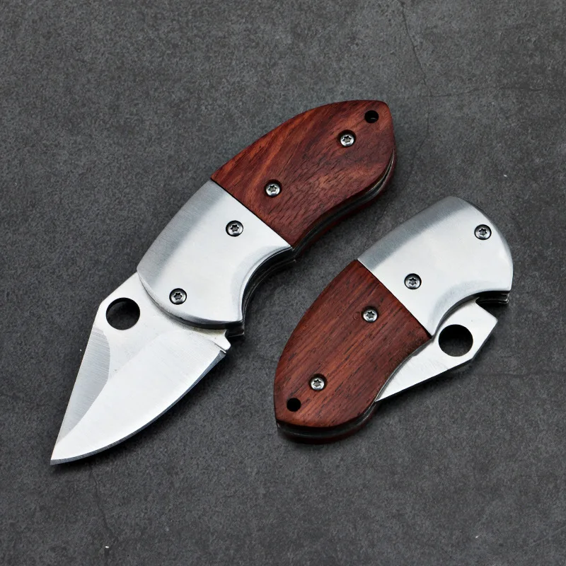 

Wood Handle Mini Pocket Folding Knife CS Go Knives Hunting Military Knives Weapons Survival Outdoor Tool
