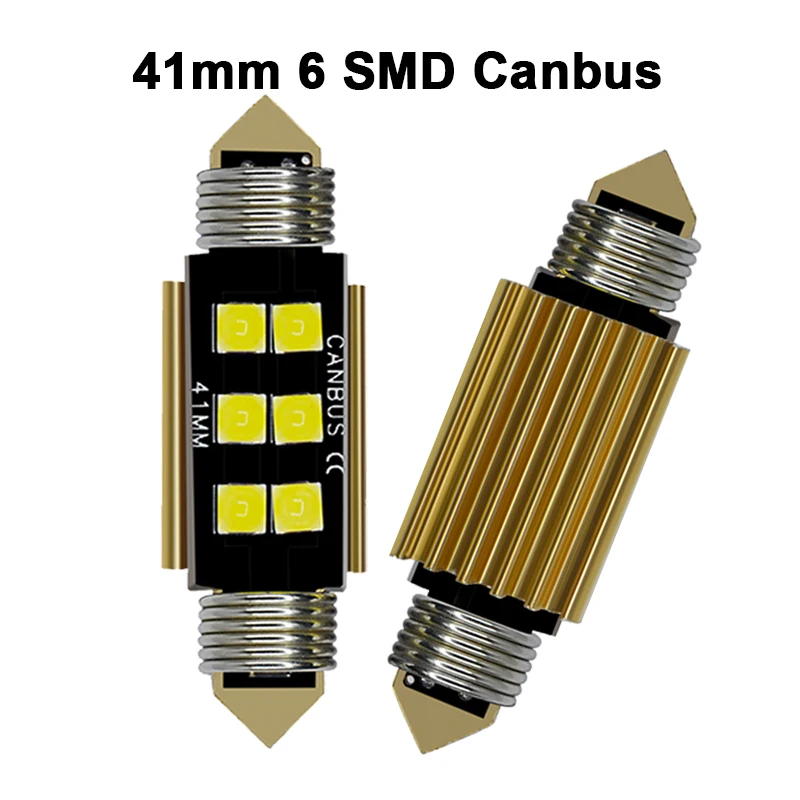 C5W гирлянда Светодиодный лампочки Canbus 31 мм 36 мм/39 мм/41 мм C10W светодиодный светильник без ошибок 12V 6000K белый автомобиль внутренняя Лицензия номерного знака