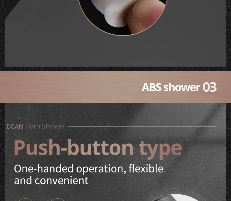 Black Button Shower Set Thermostatic Shower Set In-Wall Brass Touch 6 x 10 inch Faucet Shower System (18)