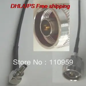 

DHL/EMS 100 pcs CRC9 Male Right Angle to N Male RG174 3G Modem-A2