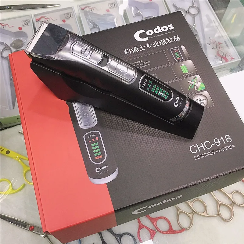 Оригинальный Codos машинка для стрижки волос в CHC 918 электромашинка может ускорить