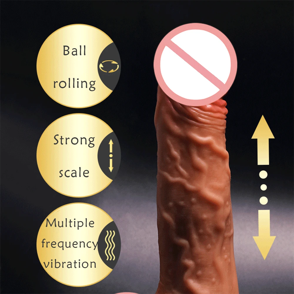 Dildos Vibrador Беспроводная Автоматическая вибраторная телескопическая вращающаяся